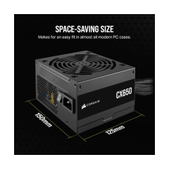 ספק CORASIR CX650 Non modular 650W 80 Plus Bronz PSU