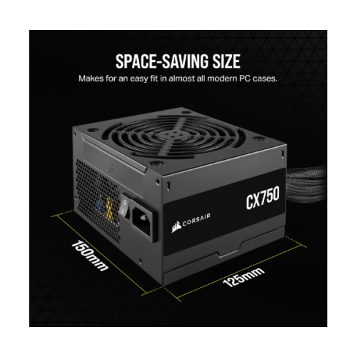 ספק CORASIR CX750 Non modular750W 80 Plus Bronz PSU