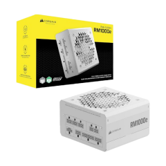 ספק Corsair RM1000e ATX3.1 Fully modular 80 Plus Gold White