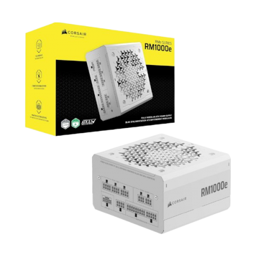 ספק Corsair RM1000e ATX3.1 Fully modular 80 Plus Gold White