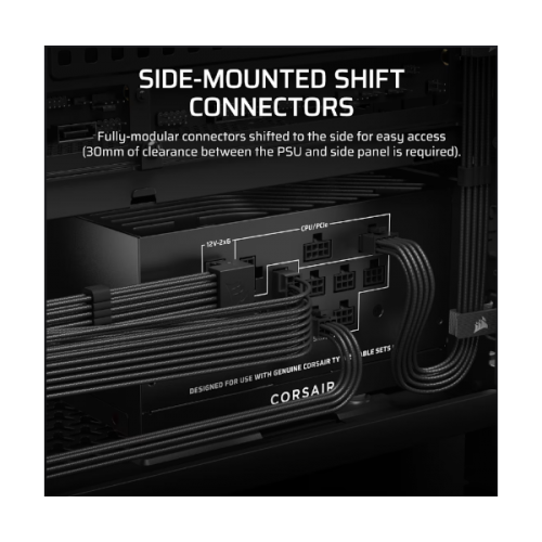 ספק Corsair RM1000x SHIFT 80plus Gold Fully Modular ATX ATX3.1