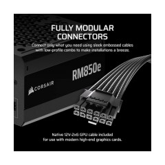 ספק Corsair RM650e 80Plus Gold Fully-Modular ATX3.1 PCIE5.1