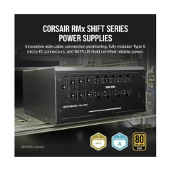 ספק CORSAIR RM750x SHIFT 80 PLUS Gold Fully Modular ATX