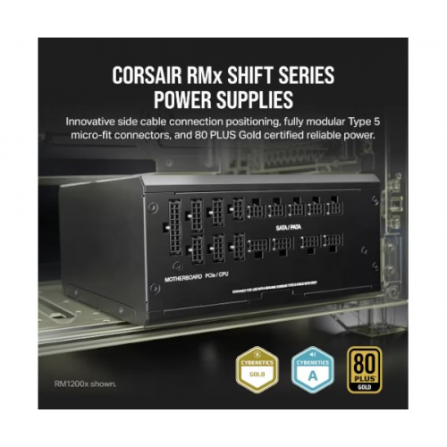 ספק CORSAIR RM750x SHIFT 80 PLUS Gold Fully Modular ATX
