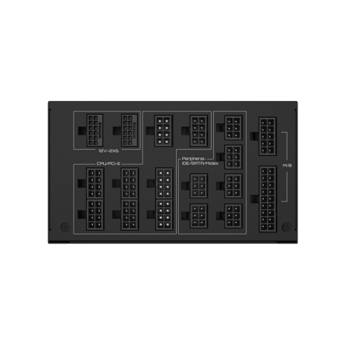 ספק כוח Gigabyte UD1600PM PG5 AI TOP 80 Plus Platinum Moddular