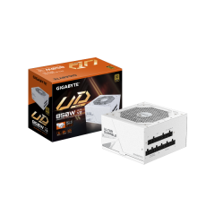 ספק כוח לבן Gigabyte UD850GM PG5 ICE 850W 80 Plus Gold ATX 3.1