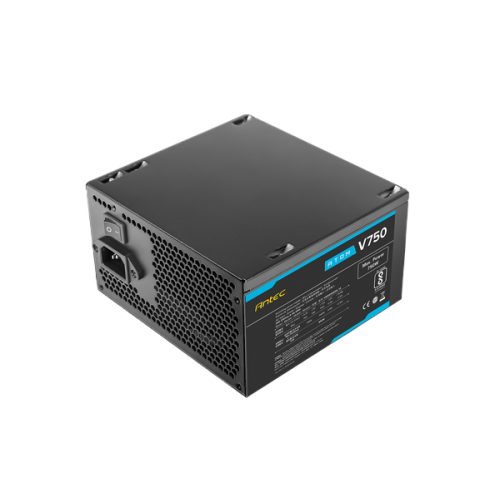 ספק כוח ANTEC ATOM V750 Active PFC 120MM silent fan non-mudular