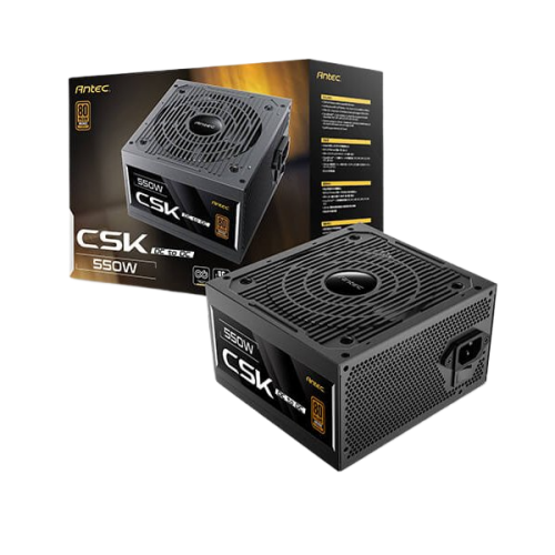ספק כוח Antec CSK 550DC 550W ATX Non-Modular PSU 80 plus Bronze