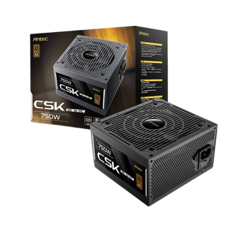 ספק כוח Antec CSK 750DC 750W ATX Non-Modular PSU 80 plus Bronze