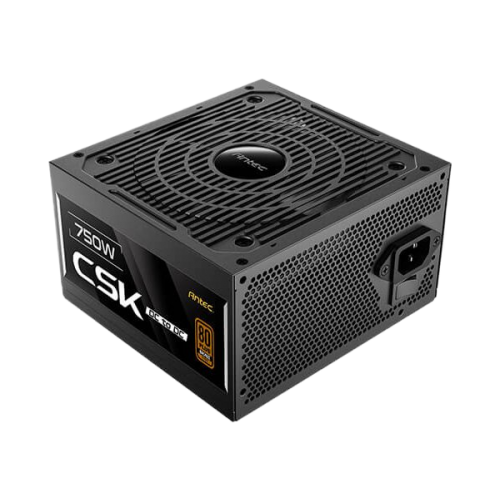 ספק כוח Antec CSK 750DC 750W ATX Non-Modular PSU 80 plus Bronze