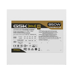 ספק Antec GSK850 V2 WHITE 80 Plus Gold Modular ATX 3.1 PCIE 5.1