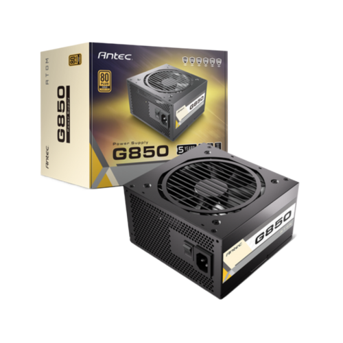 ספק כוח ANTEC ATOM G850 120MM Silent Fan Semi-Modular 80Plus Gold