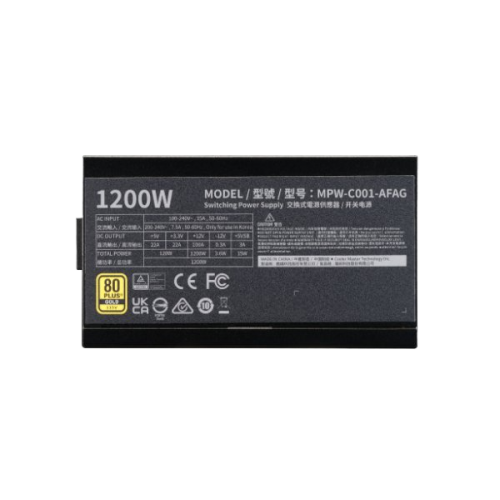 ספק כוח CoolerMaster Elite 1200W 80 Plus Gold ATX3.1 PCIE 5.1