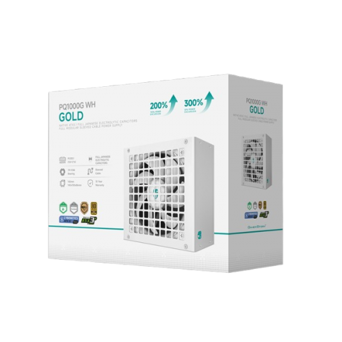 ספק כוח DeepCool PN1000G 1000W Gold Fully Modular Pcie 5.1 White
