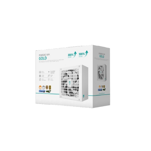 ספק כוח DeepCool PN850M 850W Gold Fully Modular Pcie 5.1 White