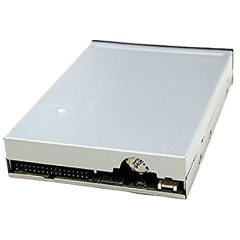 כונן תקליטונים פנימי CH (שחור) 1.44 מגה-בייט כונן תקליטונים 8.9 ס"מ (3.5 אינץ'), קיבולת של עד 1.44 מגה-בייט