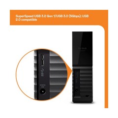 דיסק חיצוני WD MYBOOK 14TB 3.5 inch USB 3.2 Gen1 Backup Software
