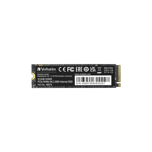 דיסק פנימי NVME gen3 NGFF 2280 Verbateem VI3000 512GB