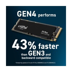 דיסק פנימי Crucial P3 Plus 4TB PCIe Gen4 M.2 2280 SSD