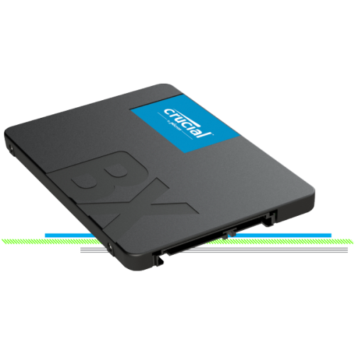 דיסק פנימי Crucial BX500 500GB 3D NAND SATA 2.5-inch SSD