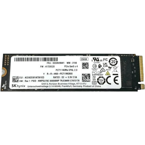 דיסק פנימי m.2 2280 TLC NAND SK Hynix 256GB NVME Gen3X4
