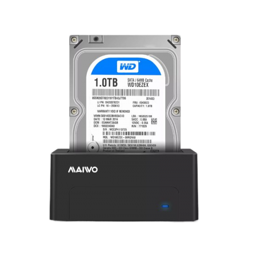 תחנת עגינה לדיסק בודד 3.5/2.5 MAIVO Single HDD DOCKING STATION
