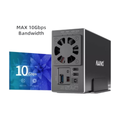מארז חיצוני ל-2 דיסקים MAIVO HDD 3.5 DUAL BAY USB3.2 RAID