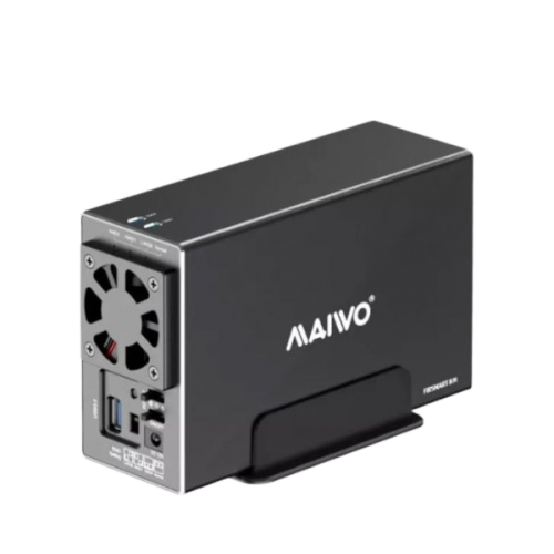 מארז חיצוני ל-2 דיסקים MAIVO HDD 3.5 DUAL BAY USB3.2 RAID