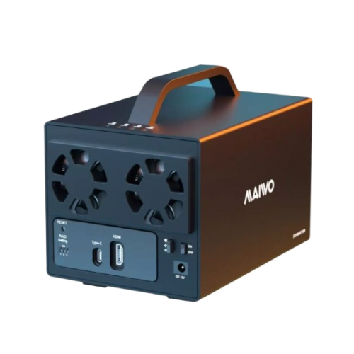 מארז ל4 דיסקים תומך RAID MAIVO 4X3.5inch USB3.1 TYPE-C HDMI