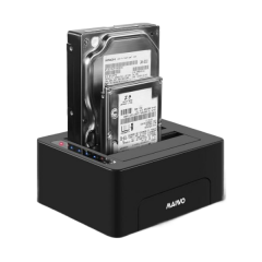 תחנת עגינה ושכפול לשני דיסקים 3.5/2.5 MAIVO USB3.0 Dual Bay