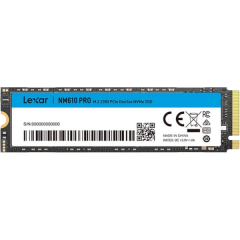 דיסק פנימי LEXAR NM610PRO 500GB NVME GE3 2280 read up to 3000MB/s