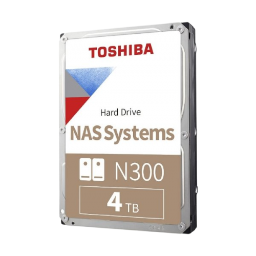 דיסק פנימי Toshiba N300 Nas System 4TB 3.5 HDD 7200RPM