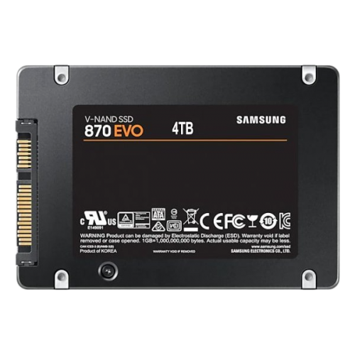 דיסק פנימי SAMSUNG EVO 870 4TB SSD SATA III 2.5 inch