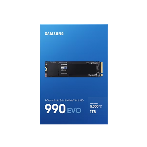 דיסק פנימי Samsung 990 EVO 1TB PCIE4.0X4/5.0X2 NVME gen 4/5