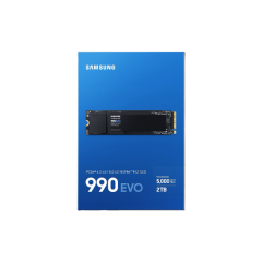 דיסק פנימי Samsung 990 EVO 2TB PCIE4.0X4/5.0X2 NVME gen 4/5