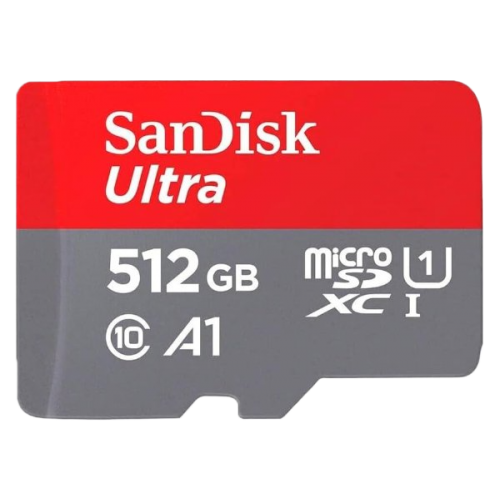 כרטיס זכרון SanDisk 512GB Ultra microSDXC UHS-I Up to 150MB/s C10