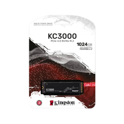 דיסק פנימי Kingston KC3000 1024GB NVME Gen4 7000/6000 R/W