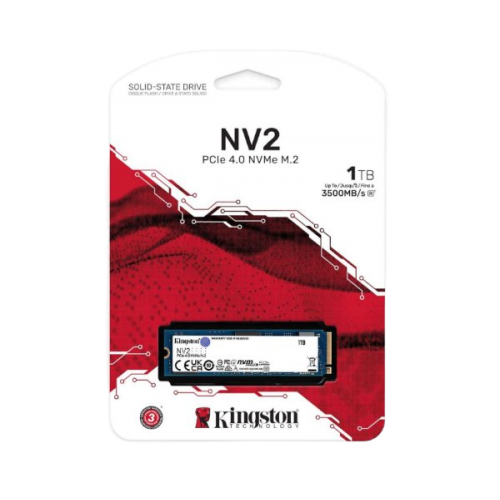 דיסק פנימי Kingston NV2 1TB NVME GEN 4.0 4X4 M.2 2280