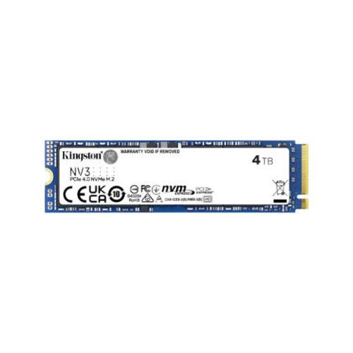 דיסק פנימי Kingston NV3 4TB NVME GEN 4.0 M.2 2280 6000/5000Mb/s