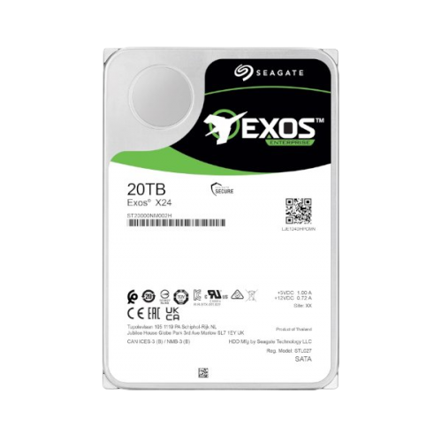דיסק Seagate Exos X24 20TB Enterprise 3.5 7200RPM 256MB cache