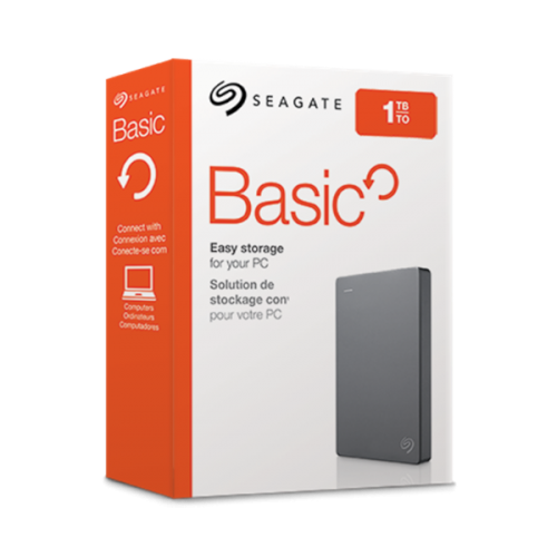 דיסק חיצוני SEAGATE Basic Portable Drive 1TB 2.5 usb 3.0