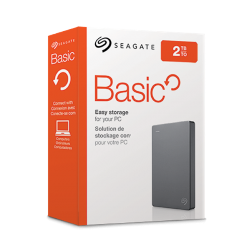 דיסק חיצוני SEAGATE Basic Portable Drive 2TB 2.5 usb 3.0