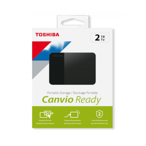 דיסק חיצוני TOSHIBA Canvio Ready 2TB 2.5 USB 3.2