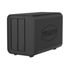 שרת אחסון Terramaster F2-212 2-BAY NAS 1619B 1GB 1GbE