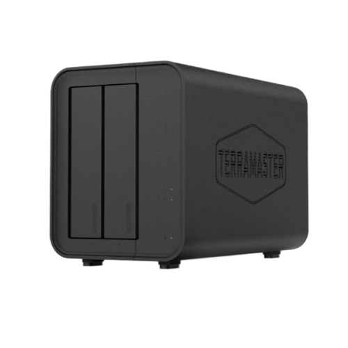 שרת אחסון Terramaster F2-424 2-BAY NAS N95 8GB DDR5 2.5GbE