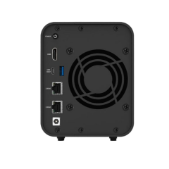 שרת אחסון Terramaster F2-424 2-BAY NAS N95 8GB DDR5 2.5GbE