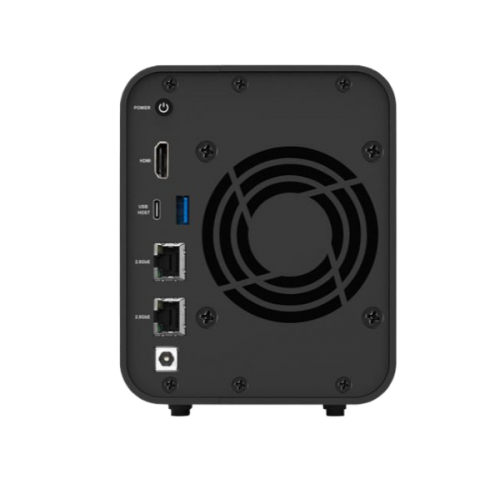 שרת אחסון Terramaster F2-424 2-BAY NAS N95 8GB DDR5 2.5GbE