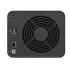 שרת אחסון Terramaster F4-212 4-BAY NAS 1619B 2GB 1GbE