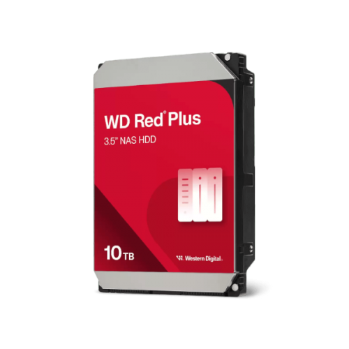 דיסק פנימי WD Red Plus NAS 10TB HDD 5400RPM 256MB Cache SATA III