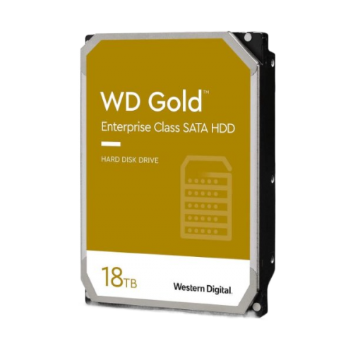 דיסק קשיח פנימי לנייח WD GOLD 18TB 512MB 7200rpm 3.5 SATA3 6GB/PS